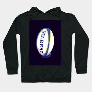 rugby ball sport pop art Hoodie